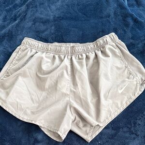 Nike Women's Light Gray Athletic Shorts